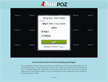 Tablet Screenshot of datepoz.com